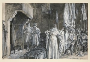 Koning: door Edwin Austin Abbey