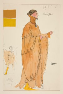 Lord Ross, kostuumschets voor Henry Irving