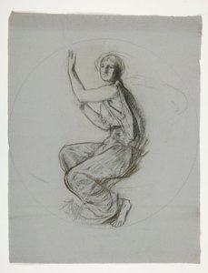 Medaille Studie voor muurschildering in het staatskapitool gebouw in Harrisburg, Pennsylvania, 1902-1911 (voltooid door John Singer Sargent)