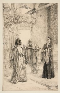 Shylock door Edwin Austin Abbey