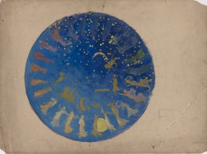 Studie voor door Edwin Austin Abbey