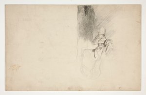 Studie voor Mariana, uit Maat voor Maat door Edwin Austin Abbey