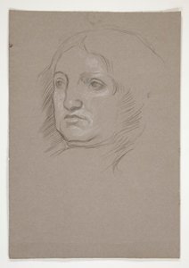 Studie voor William Penn: schets voor muurschildering voor het staatskapitoolgebouw in Harrisburg, Pennsylvania, 1902-1911 (voltooid door John Singer Sargent) door Edwin Austin Abbey