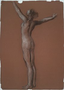 Studie voor figuur van 6 uur 