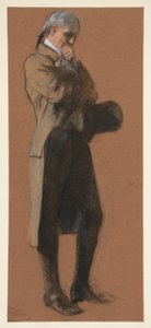 Studie voor figuur van Dr. Benjamin Rush door Edwin Austin Abbey