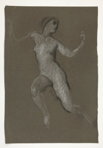 Studie voor de figuur van 12 uur 