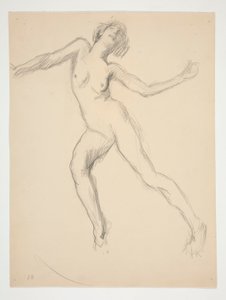 Studie voor de figuur van 12 uur 