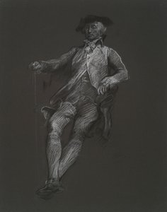 Studie voor de figuur van John Dickinson