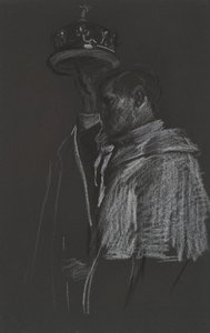 Studie van Peer voor kroning van Edward VII door Edwin Austin Abbey