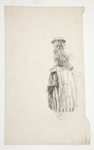 Studie van een plattelandsvrouw