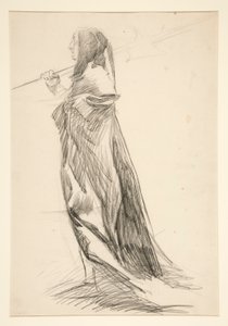 Studie van hellebaardier, uit King Richard III