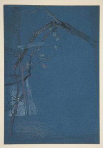Studie van boomtakken door Edwin Austin Abbey