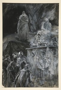 Het banket, illustratie voor Act III, Scene iii, De Storm