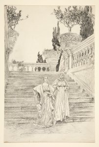 Ursula door Edwin Austin Abbey
