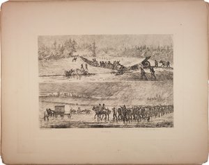 Vast in de modder, 1876