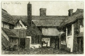 The Cross Keys, St Neots, Cambridgeshire door Edwin Edwards