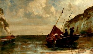 Het Lossen van de Vangst door Edwin Ellis