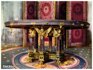 Ronde Tafel en Vouwscherm door Edwin Foley