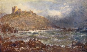 Kasteel van Criccieth door Edwin Hayes