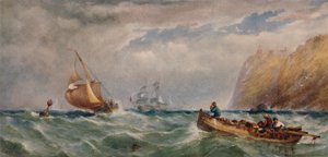 Zeegezicht door Edwin Hayes