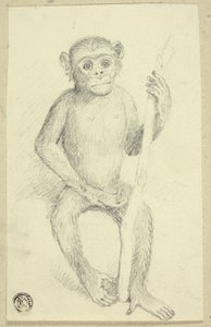 Orang-oetang door Edwin Henry Landseer