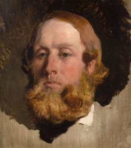 De Jachtopziener van de Hertogin van Bedford - John Michie door Edwin Henry Landseer