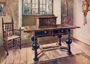 Een Vroege Virginische Kolonisten Salon door Edwin John Foley