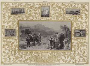 Hare Majesteit de Koningin, de Prinses Royal en de Prins van Wales bij Loch Laggan, Schotland door Edwin Landseer