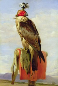 Gehoede valk door Edwin Landseer