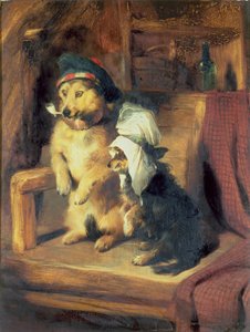 Kleine wandelaars, 1836 door Edwin Landseer