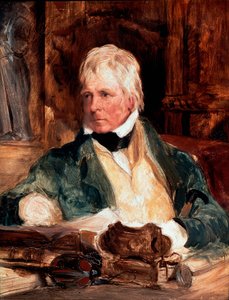 Portret van Walter Scott, Schotse schrijver door Edwin Landseer