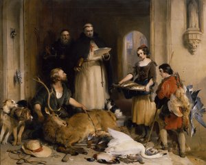 Scène in de oude tijd bij Bolton Abbey, c.1834