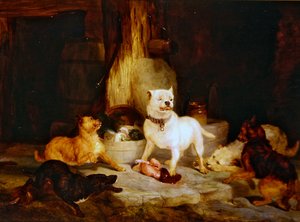De koning van het kasteel door Edwin Landseer