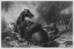 Oorlog, naar het schilderij in de Vernon Gallery door Edwin Landseer