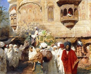 Een straat in Jodphur, India