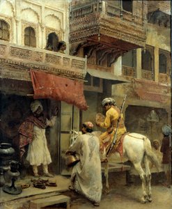 Straatbeeld in India