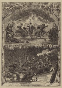 Kerstmis in de Oostzee door Edwin Thomas Dolby