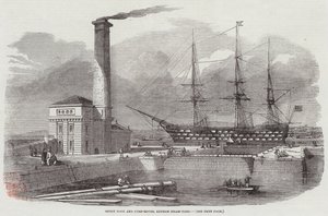 Ingangsdok en Pompgebouw, Keyham Stoomwerf