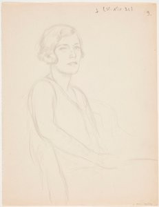 Portret van een jonge vrouw