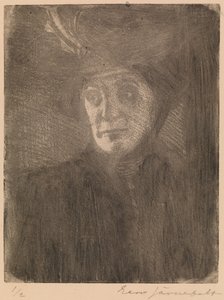 Portret van de vrouw van de kunstenaar