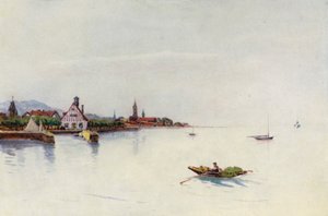 De Rijn: Bregenz, Boden See, Meer van Konstanz door Effie Jardine
