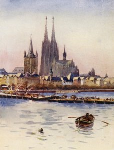 De Rijn: Bij het verlaten van Keulen