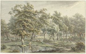 Landschap in Eext (Drenthe) door Egbert van Drielst