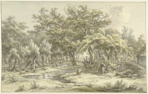 Landschap bij Eext (Drenthe) door Egbert van Drielst