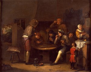 Interieur van een boerderij