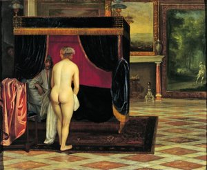 De vrouw van Kandaules ontdekt de verstopte Gyges door Eglon van der Neer