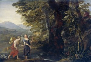 Tobias en de Engel door Eglon van der Neer