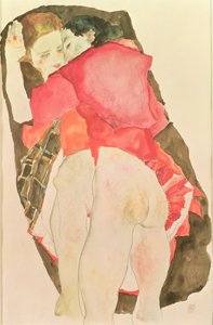 Liefhebbers door Egon Schiele