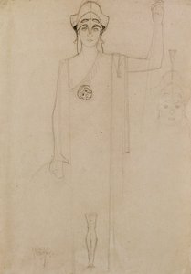 Pallas Athena door Egon Schiele