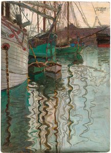 Haven van Triëst, 1907 door Egon Schiele